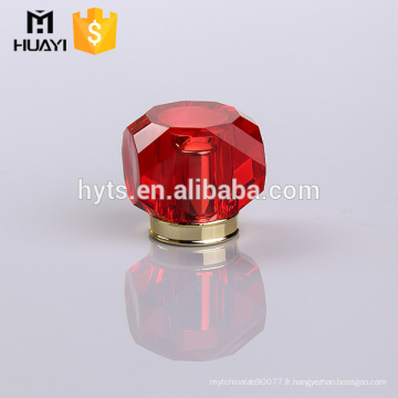 bouchon de bouteille de parfum rouge cristal luxe pulvérisateur